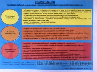 Желтый уровень террористической опасности